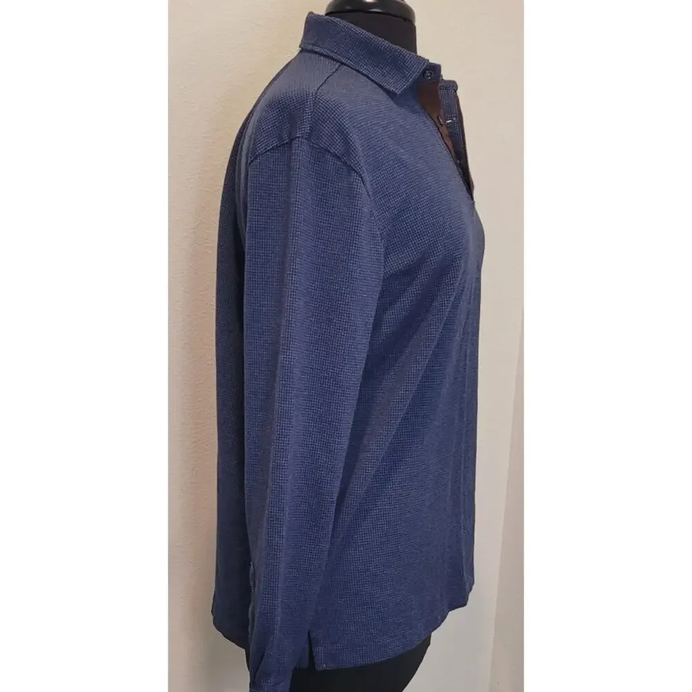 Ralph Lauren Jacquard Knit Polo M Long Sleeve Preppy